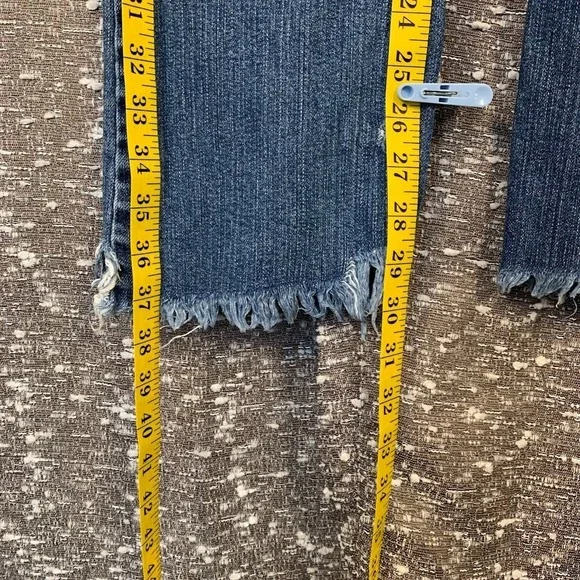 Vintage Y2K Abercrombie & Fitch Low Rise Flare Denim Jeans Women's 0 - Picture 8 of 15